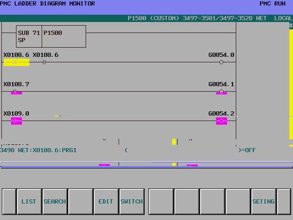 pmc ladder diagram monitor