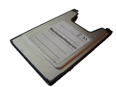 PC card for downloading programs