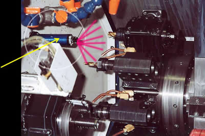 broken tool monitoring on lathe turret