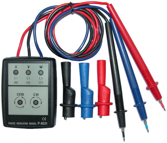 3 phase rotation testing procedure and checks